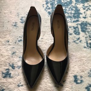 Michael Kors glossy black heels
